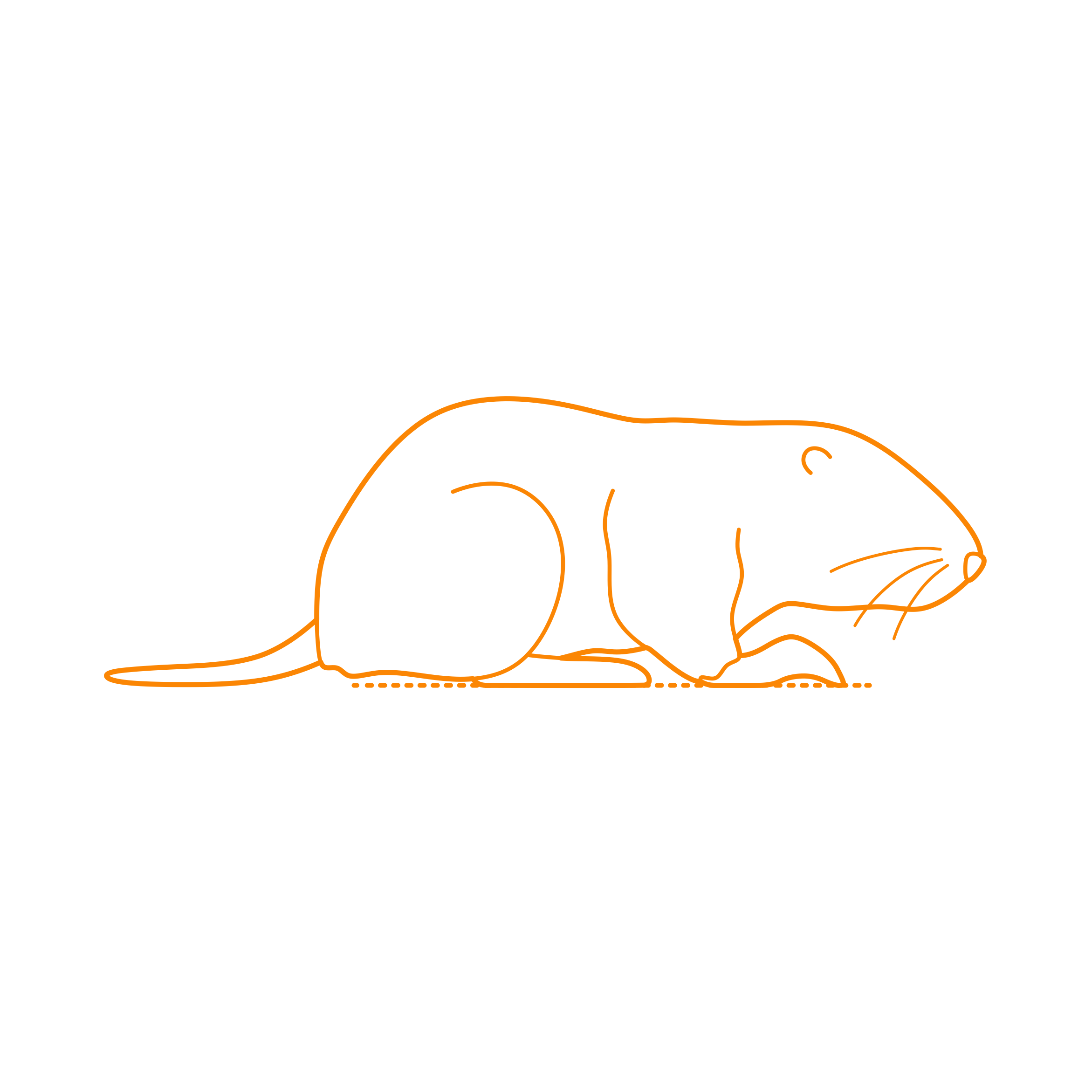 Animals Rodents Plains Pocket Gopher Stencil Svg Design File Free Vectors
